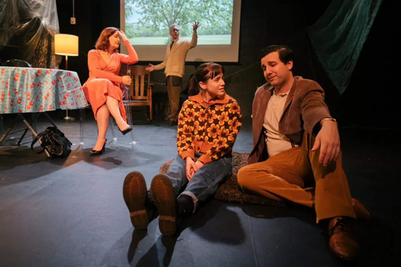 Cherry Jam production photo — Kelli Ruttle, Joseph Franchini, Kelly McCready and David De Almo